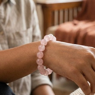Natural Rose Quartz Bracelet