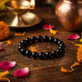 Natural Black Obsidian Bracelet