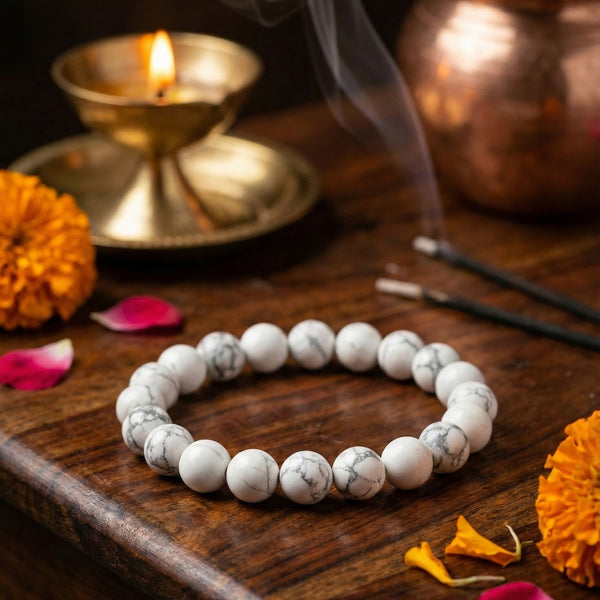 Natural Howlite Bracelet